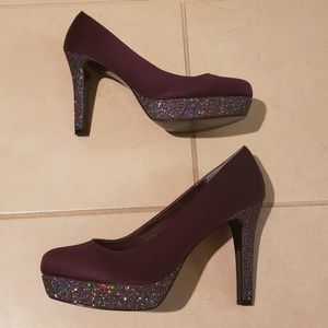 Nina Beauitful mauve purple pumps